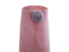 Vaso Bolita L Rosa con Pallina Viola | Vasi di Design in Vetro Colorato - PT4154LP