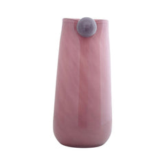 Vaso Bolita L Rosa con Pallina Viola | Vasi di Design in Vetro Colorato - PT4154LP