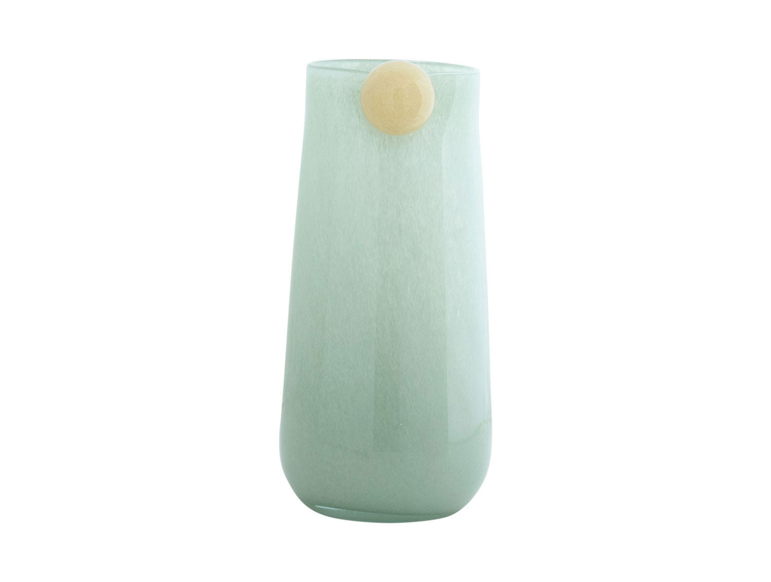 Vaso Bolita L Verde Chiaro con Pallina Grigia | Vasi di Design in Vetro Colorato - PT4154GR