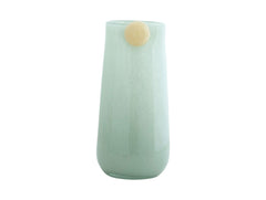 Vaso Bolita L Verde Chiaro con Pallina Grigia | Vasi di Design in Vetro Colorato - PT4154GR