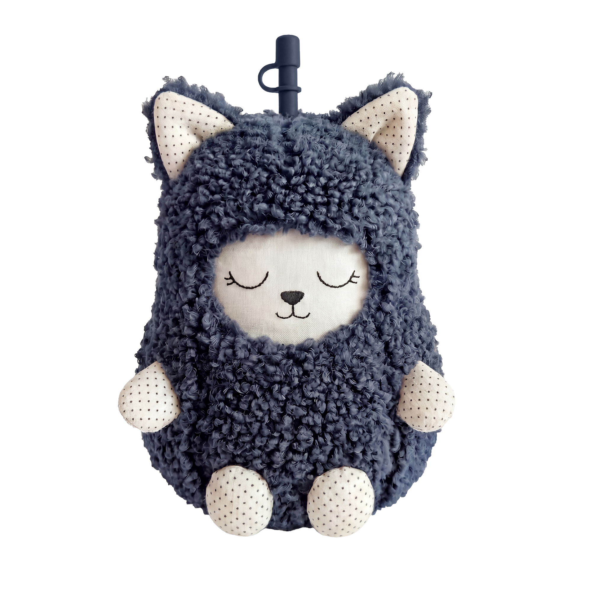 Borraccia termica Asobu Fuzzie Cat 360 ml con rivestimento in peluche