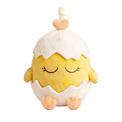 Borraccia termica Asobu Fuzzie Egg 360 ml con pulcino in peluche