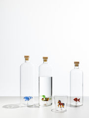 Bottiglia Ippopotamo Blu – Collezione Animal Farm | Ichendorf Milano