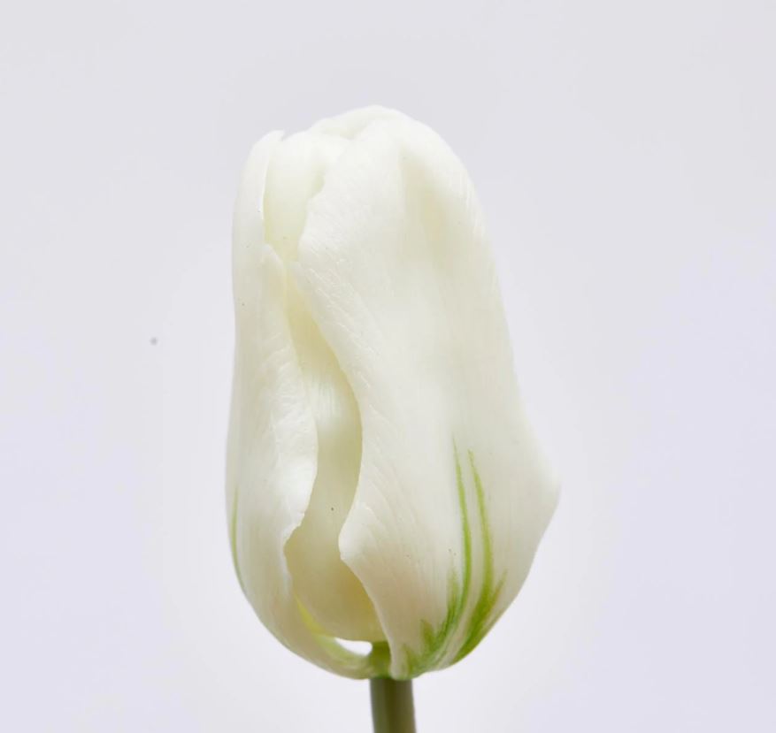 Bouquet 3 Tulipani Bianchi Real Touch H48 | Fiori artificiali di qualit&agrave; - 216120,10