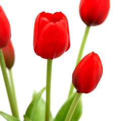 Bouquet tulipani rossi Real Touch H40 | Fiori artificiali di qualit&agrave; - 214959,40