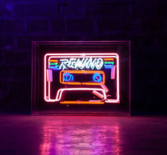 Locomocean | Neon Audiocassetta Rewind L Multicolor - DK-LACBN-CASS