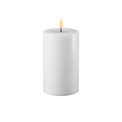 Candela a Led Real indoor Bianca D7,5 X H12,5 | Candele a Led effetto reale - 0005