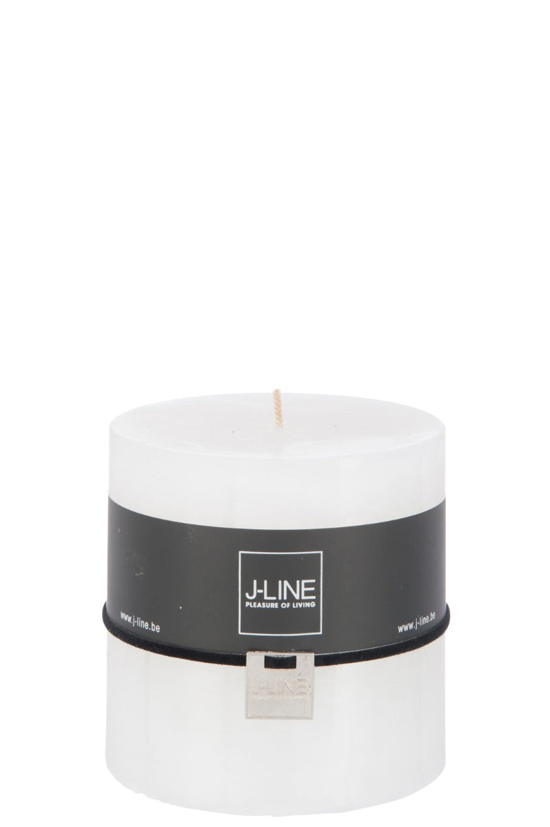 Candela Cilindro Bianca 80h - 93297