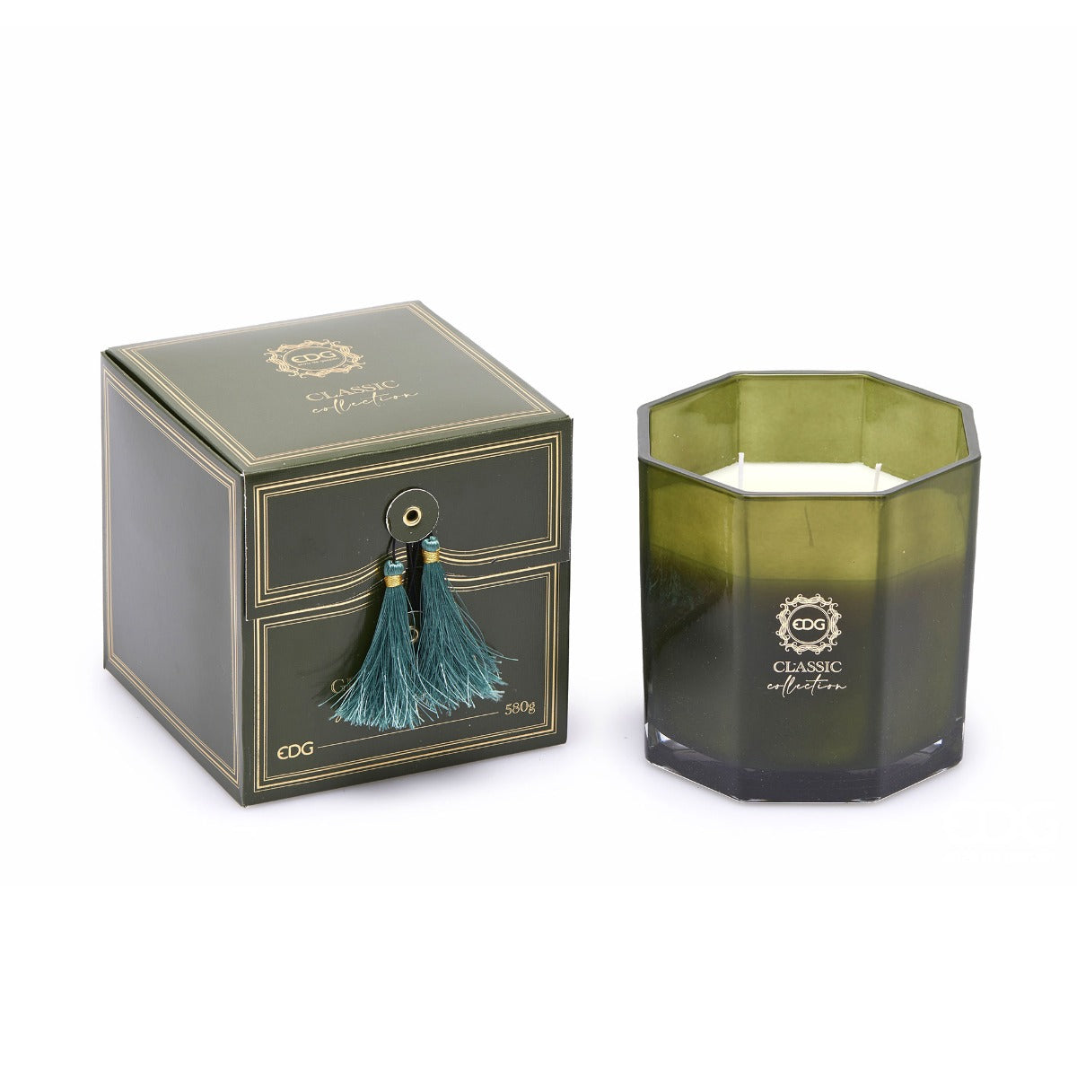 Candela Profumata Classic Green Utopia H13 EDG - Enzo De Gasperi - 6100073AGRU