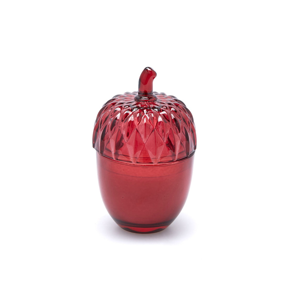 EDG Candela Natalizia in Vetro a Forma di Ghianda Berry Fruit H11,5 D7,5 - 6100166ABEF