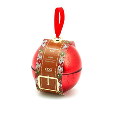 Candela in sfera di vetro colore rosso D12 - 613959-AM
