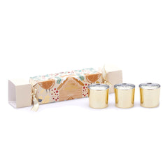 Set 3Pz Candela Profumata Joyful Black Vanilla | Candele natalizie profumate EDG - 6100021ABVA