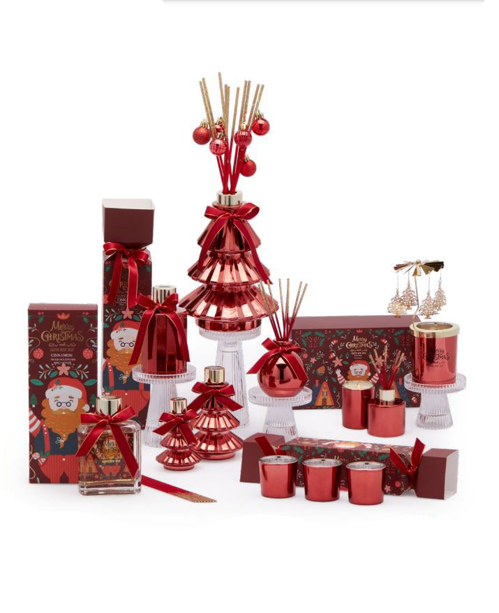 Candela Profumata Joyful Cannella H9 | Candele natalizie profumate EDG - 6100020ACNN