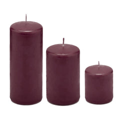 Candela Moccolo Classic Rosso Scuro  - CONFIG0450