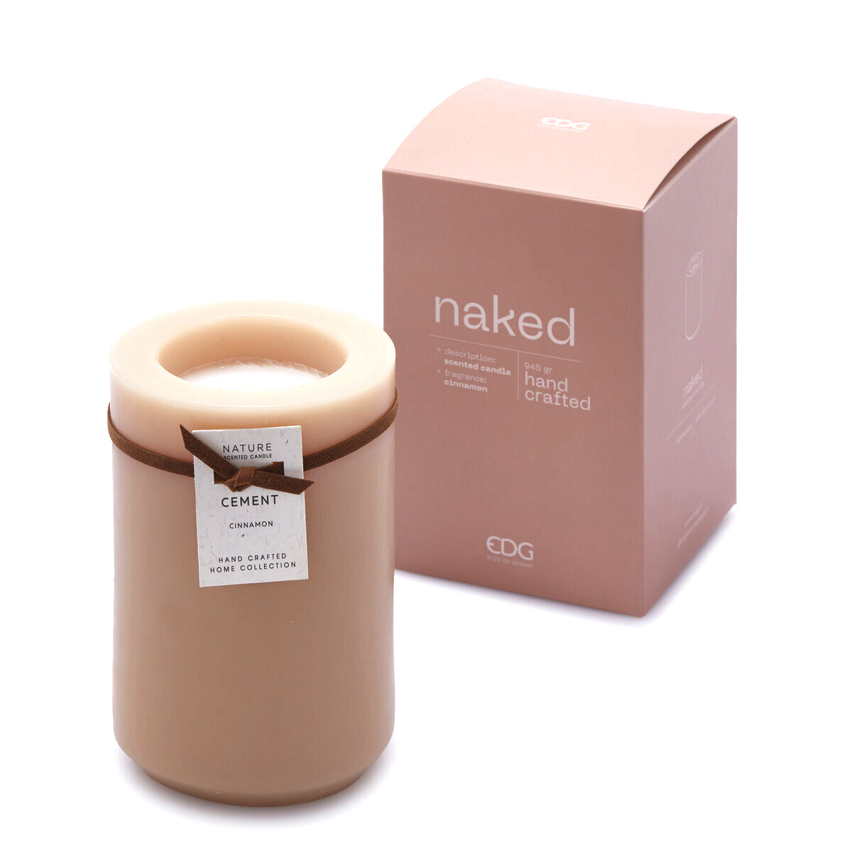 Candela POT EDG | Candela profumata alla Cannella H15 X &Oslash;10 - 614044,CA