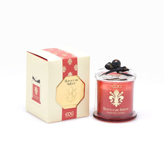 EDG Enzo De Gasperi Candela Con Cupola Goldlily Moroccan Amber H13cm - 613788,M10