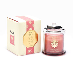 EDG Enzo De Gasperi Candela Con Cupola Goldlily Soft Roses 15cm - 613798,SR0