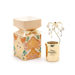 Candela Profumata Joyful Black Vanilla H9 | Candele natalizie profumate EDG - 6100020ABVA