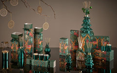 Candela Profumata Joyful Black Forest H9 | Candele natalizie profumate EDG - 6100020ABFO