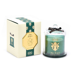 EDG Enzo De Gasperi Candela Con Cupola Goldlily Olive Flower 15cm - 613798,OL0