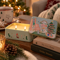 Candela Profumata Paddywax Christmas Livingroom – Cachi e Castagna