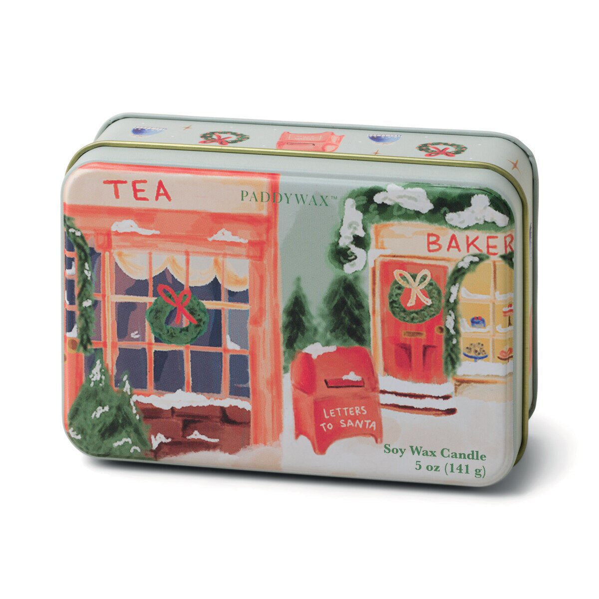 Candela profumata Paddywax Christmas Storefront Arancia Dolce e Abete