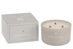 White Tea: candela profumata in vetro J Line - 84850
