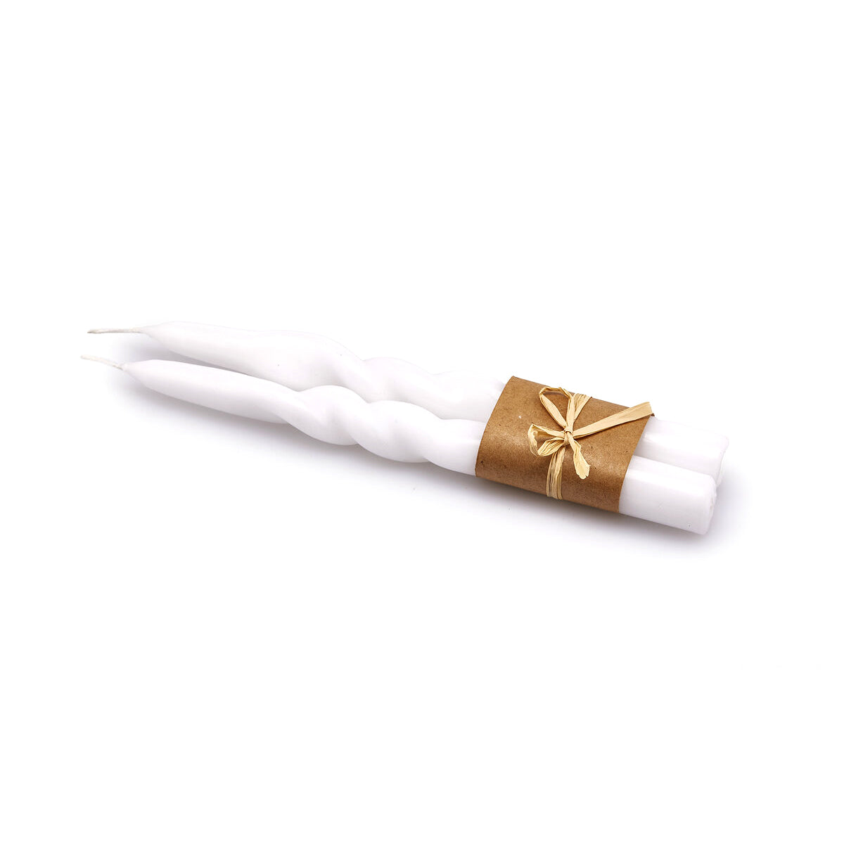 Candela Swirl CF.2PZ Bianca H25 X &Oslash;2,2 | Candele natalizie EDG - 613941,10