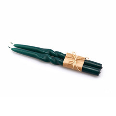 Candela Swirl CF.2PZ Verde H25 X &Oslash;2,2 | Candele natalizie EDG - 613941,70