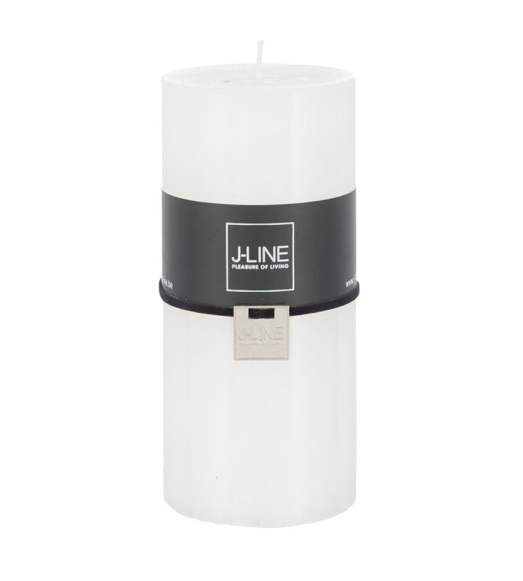 Candela Cilindro bianca L 72H (7x7x15) - 93296