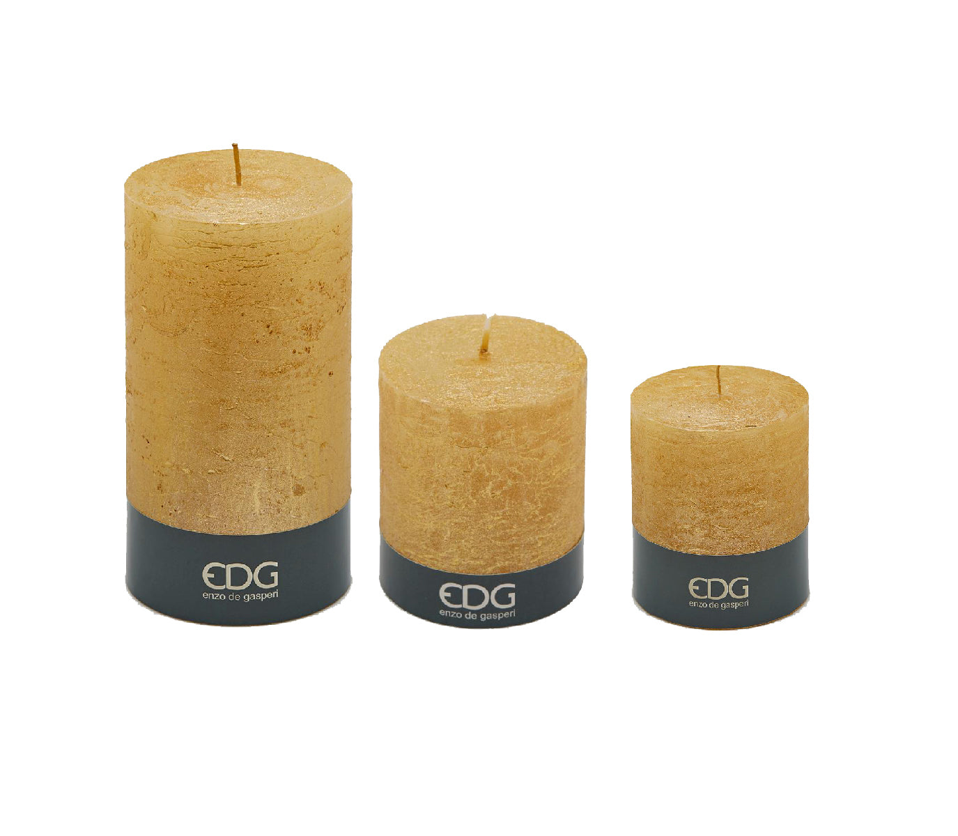 Candela Moccolo Rustic Gold  - CONFIG0206