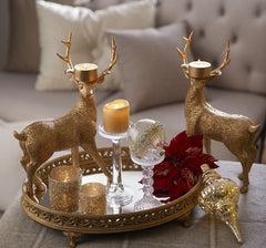 Candela Moccolo Rustic Gold  - CONFIG0206