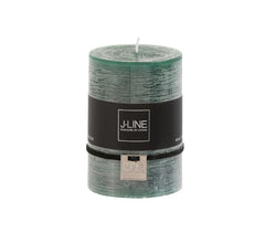 Candela Cilindro verde scuro 7 X 7 X 10 - 80543