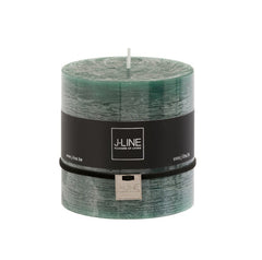 Candela Cilindro verde scuro 10x10x10 - 80545