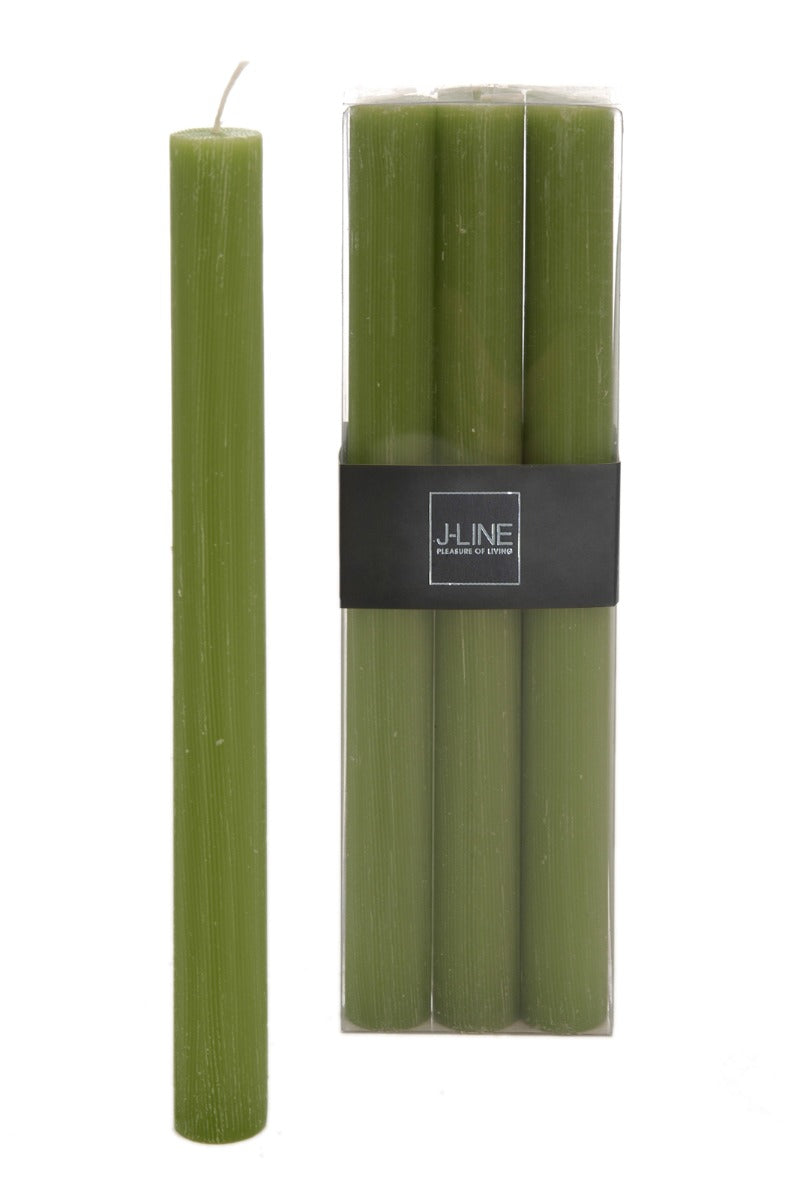 Scatola 6 candele stilo Erba 13ore - 93412