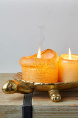 Candela Moccolo Rustic Gold  - CONFIG0206