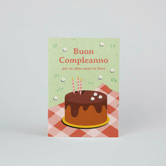 Cartolina Piantabile “Buon Compleanno” – Biglietto Ecologico con Semi di Camomilla