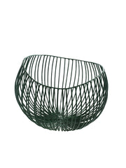 Centrotavola Sciortino design verde 23x20xH16: cestino portafrutta Serax - B7211275