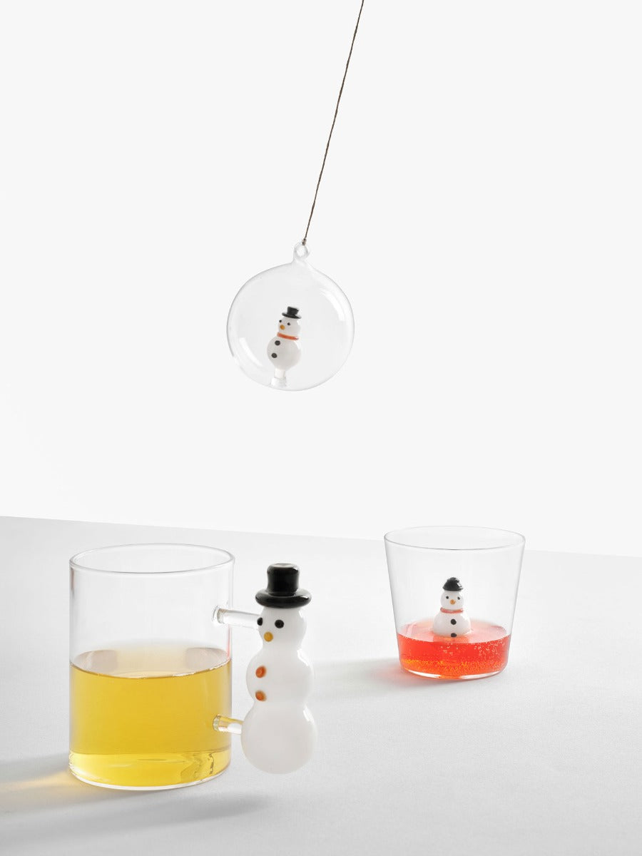 Crhistmas Tales Bicchiere Tumbler Pupazzo di Neve Ichendorf Milano - 0935209449