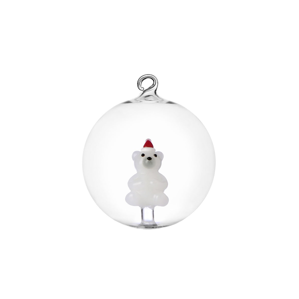 Christmas Tales Palla Natale Orso con Cappello Ichendorf Milano - 0935209463