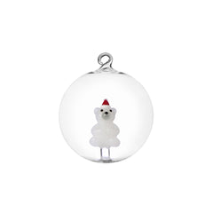 Christmas Tales Palla Natale Orso con Cappello Ichendorf Milano - 0935209463