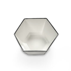 Set 2Pz. Ciotola per Cereali in Porcellana Bianco/Nero – Collezione Carte Blanche - Annebet Philips Per Serax