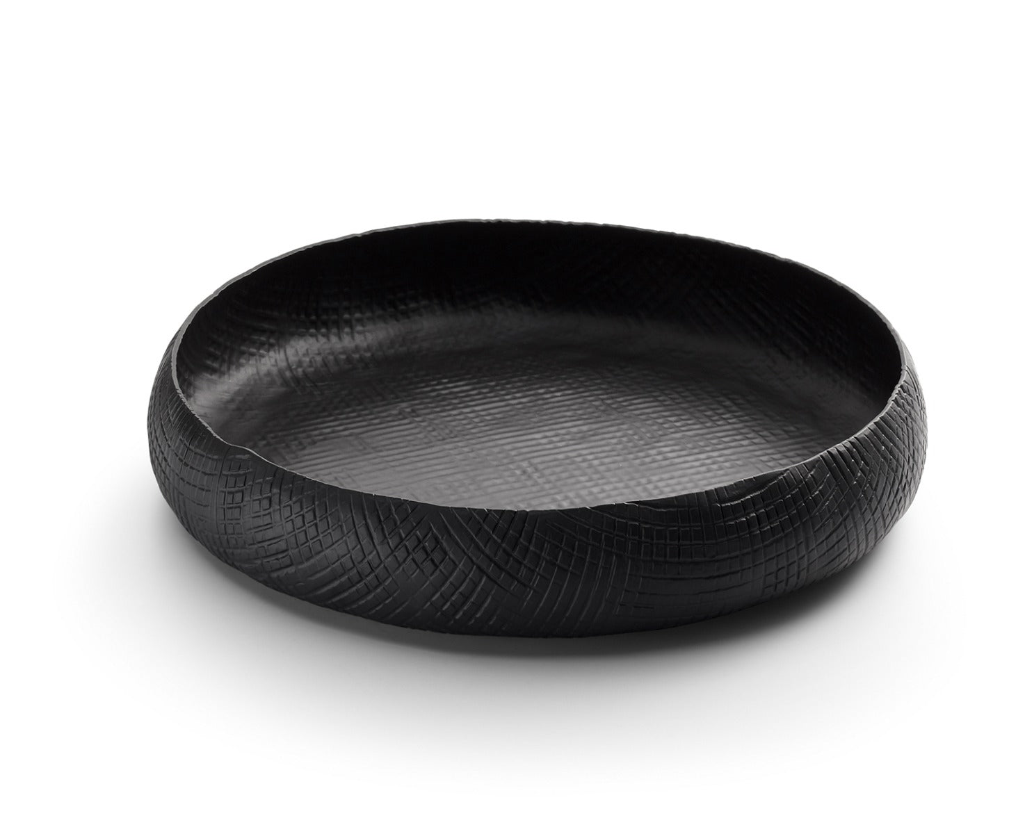 Ciotola Outback Tonda | Ciotole di design in alluminio nero verniciato a polvere - 219006