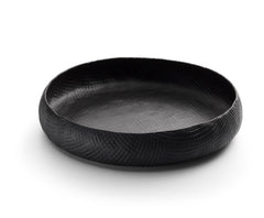 Ciotola Outback Tonda | Ciotole di design in alluminio nero verniciato a polvere - 219006