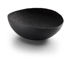Ciotola Outback Ovale L | Ciotole di design in alluminio nero verniciato a polvere - 219005
