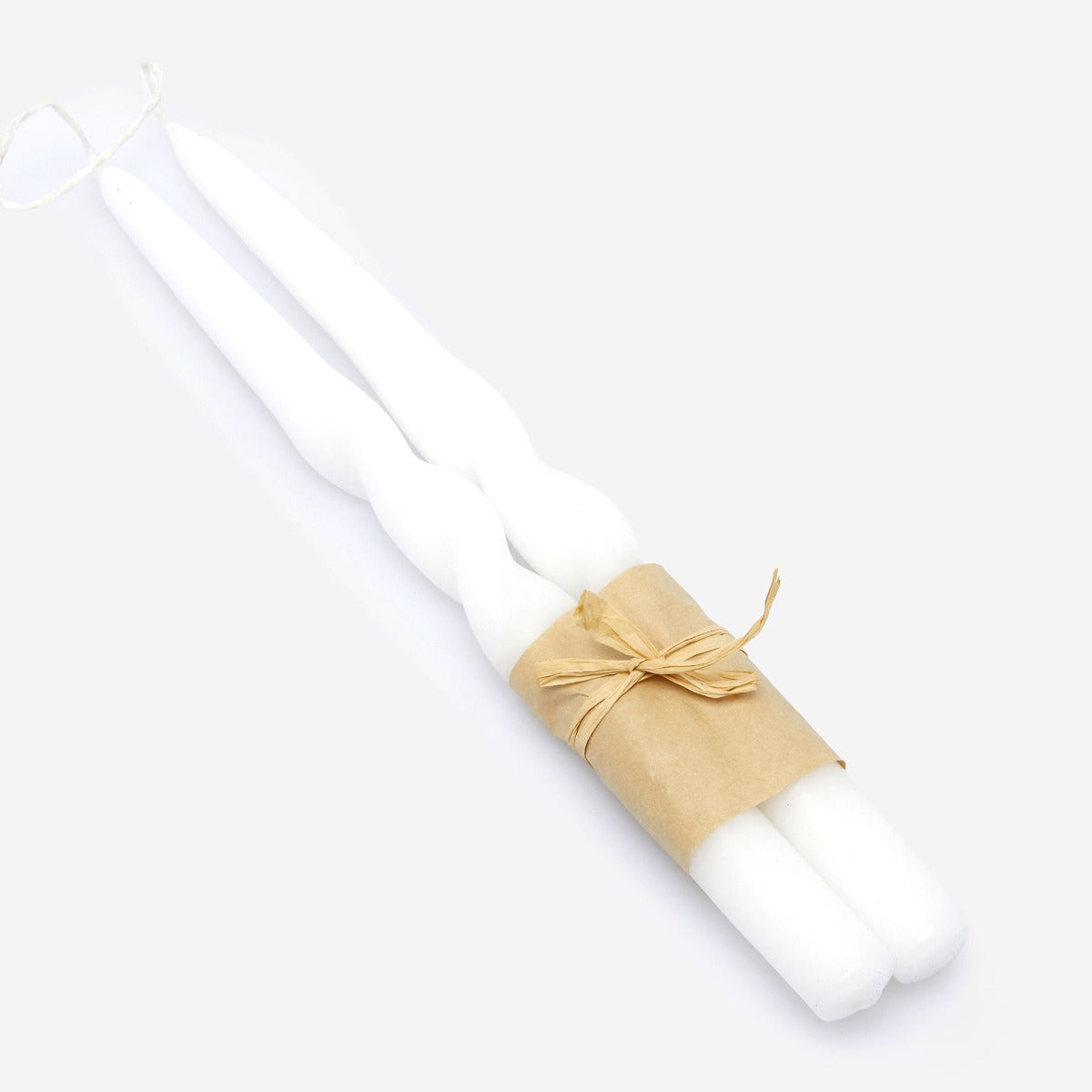 Candela Swirl CF.2PZ Bianca H30 X &Oslash;2,2 | Candele natalizie EDG - 613942,10