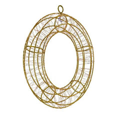 Corona Luminosa 3D Ø 45 cm – 960 Micro LED Bianco Caldo, Colore Rame