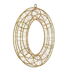 Corona Luminosa 3D Ø 60 cm – 1800 Micro LED Bianco Caldo, Colore Rame