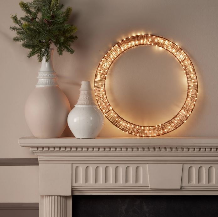 Corona Microled Flat D50 EDG | Decorazioni luminose da Appendere - 685266