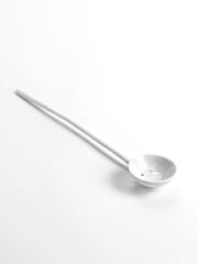 Mestolo forato S: Cucchiaio ceramica finger food o per olive Serax - B6915150